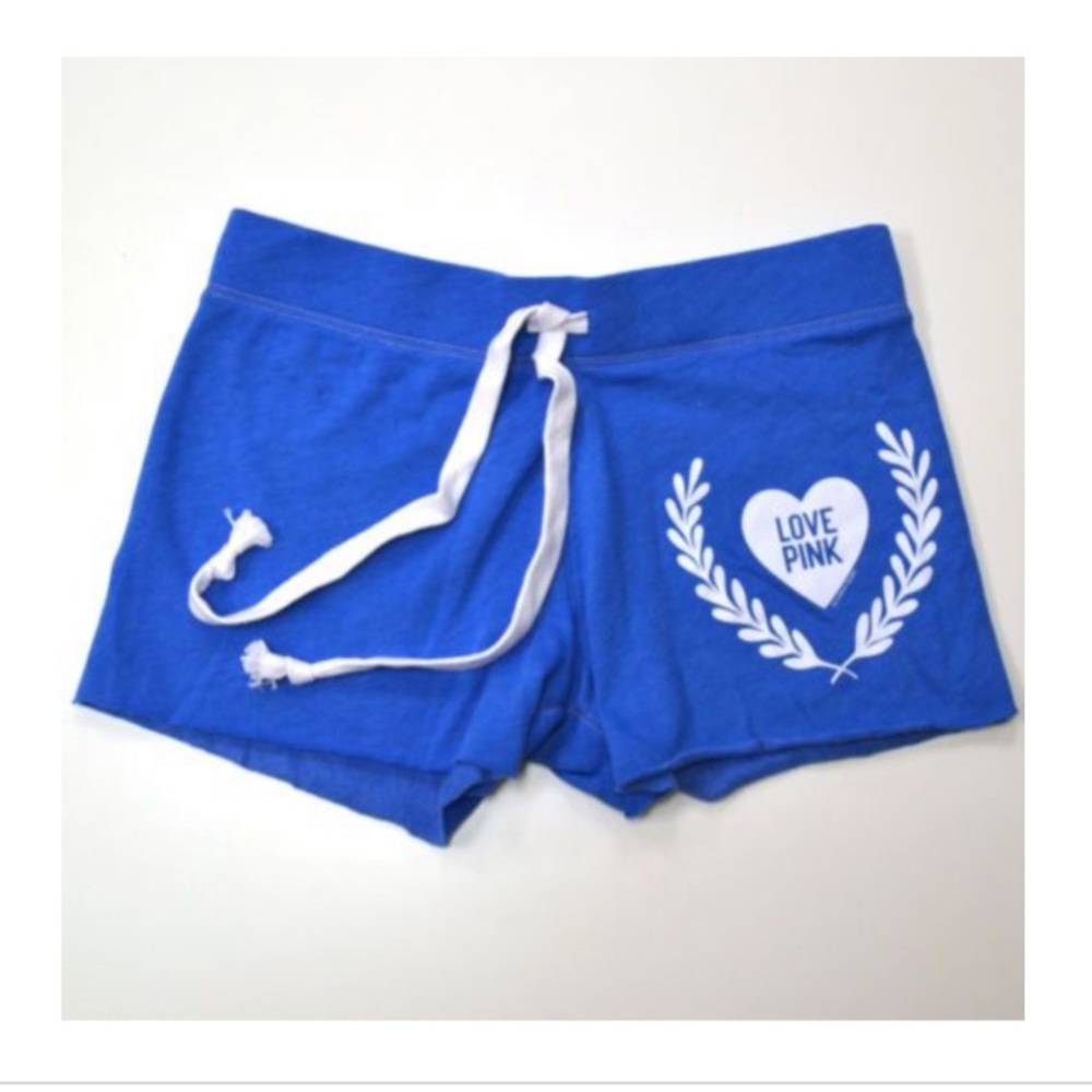 PINK Blue Sleep Shorts